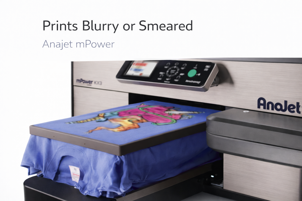 Anajet Mpower - Prints blurry or smeared