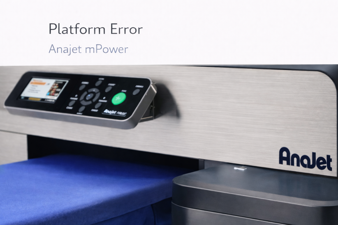 Anajet Mpower - Platform Error