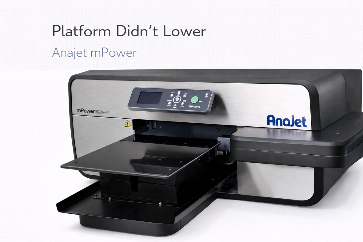 Anajet Mpower - Platform didn’t lower