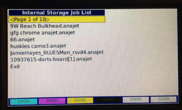 VIDEO Navigating Print Jobs Menu on the Anajet Mpower