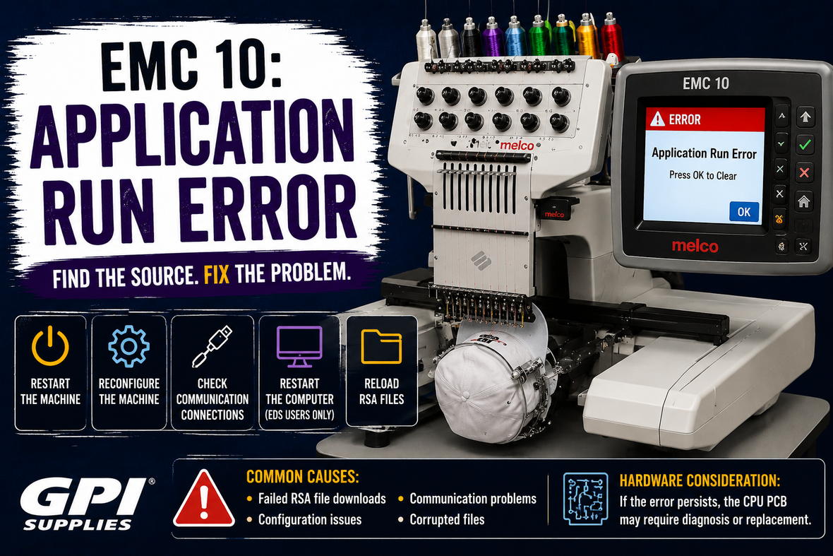EMC 10: Application Run Error