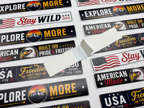 GF 201QS Quick-Split scored liner on permanent printable vinyl stickers and decals