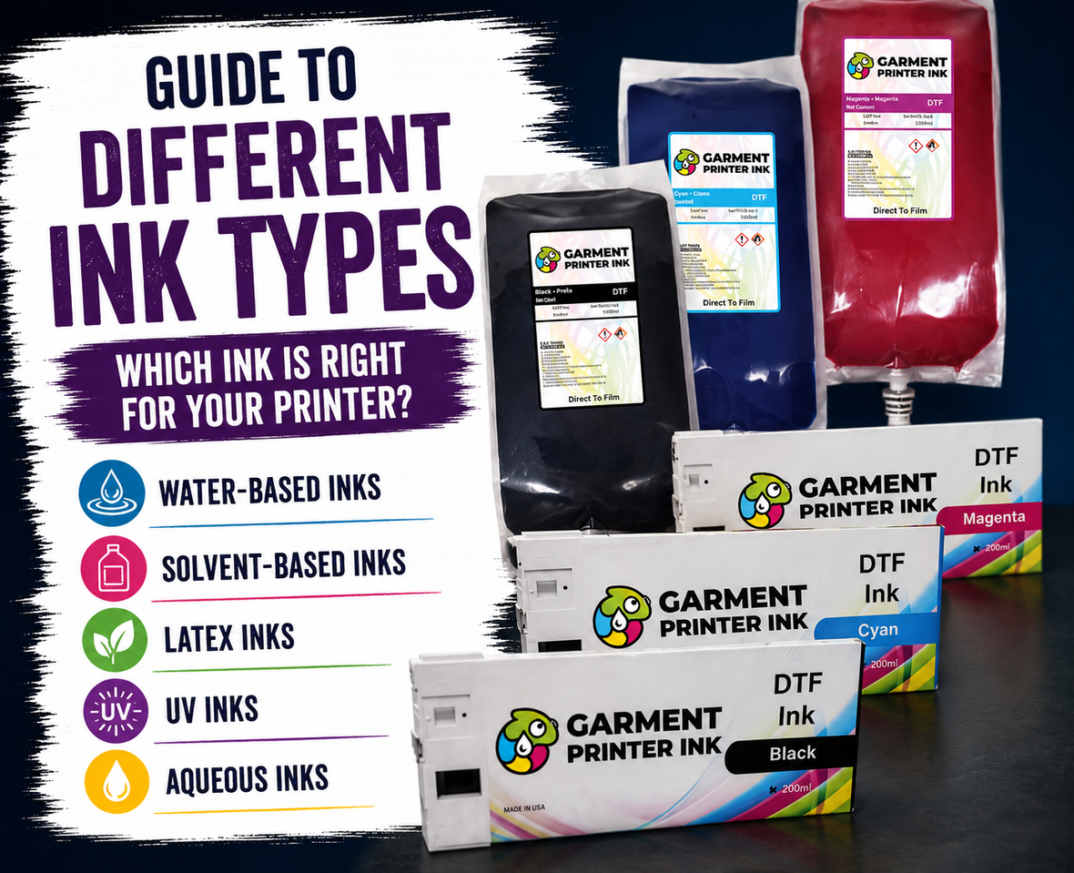 Guide to Different Ink Types