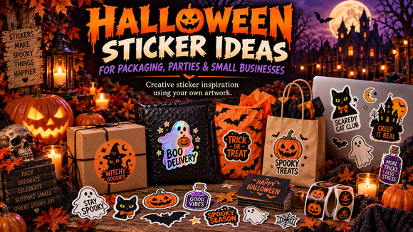 Halloween Sticker Ideas for Packaging, Parties & Small Businesses