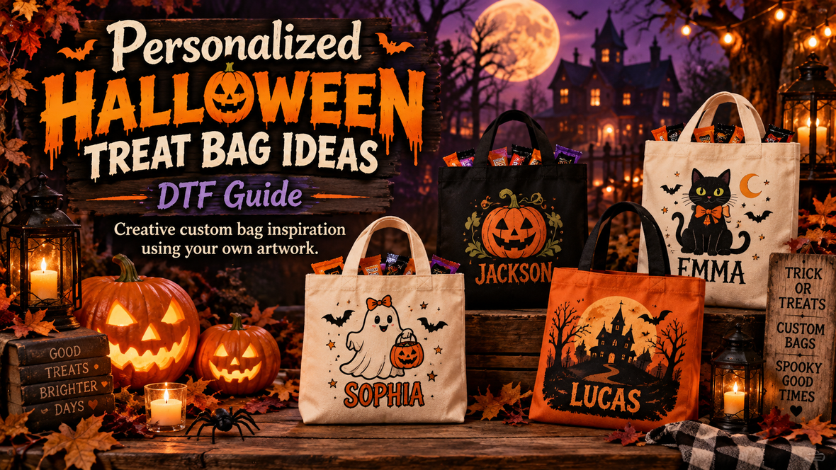 Personalized Halloween Treat Bag Ideas & DTF Guide
