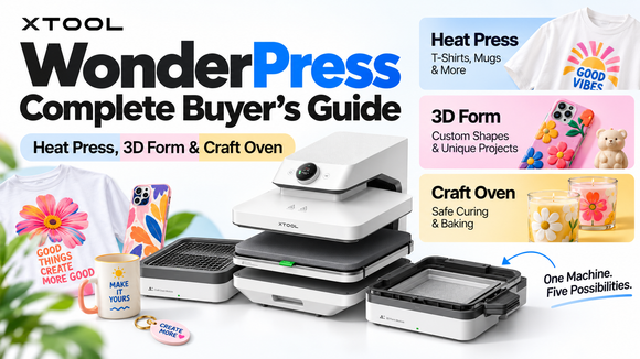xTool Wonderpress buying guide for heat press shopping