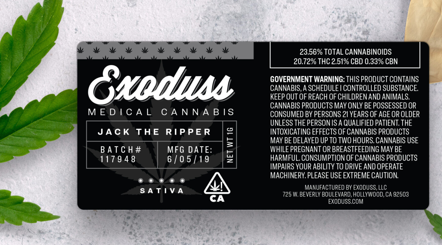 Cannabis labels & weed packaging