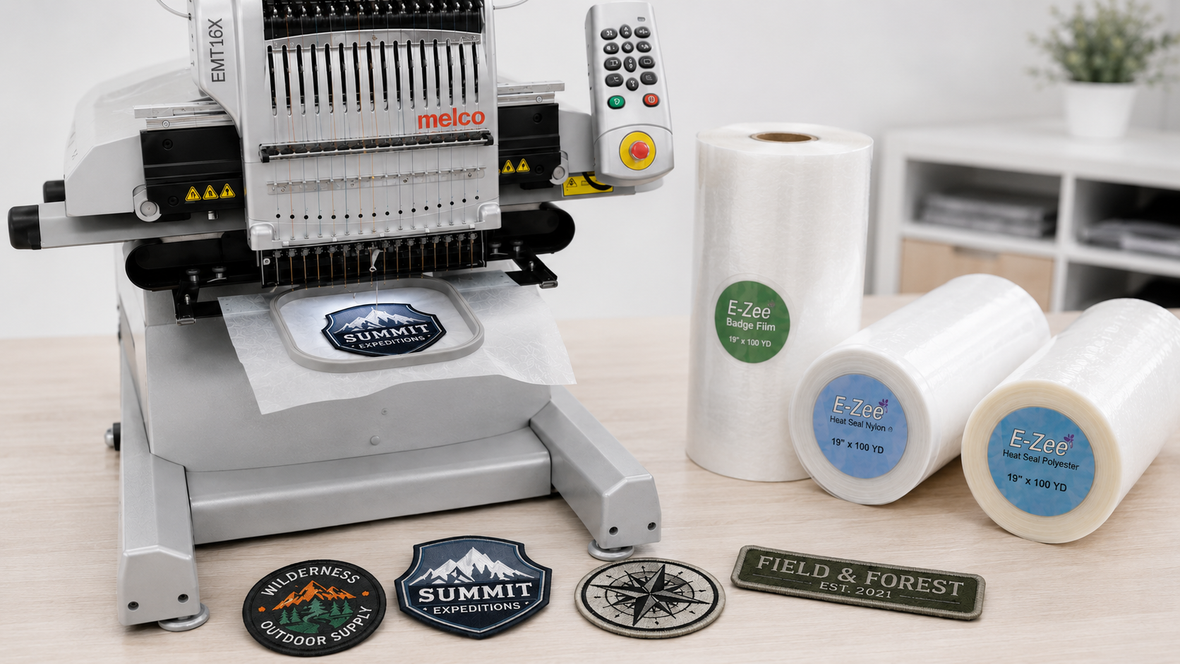 How to Make Embroidered Patches with Badge Film