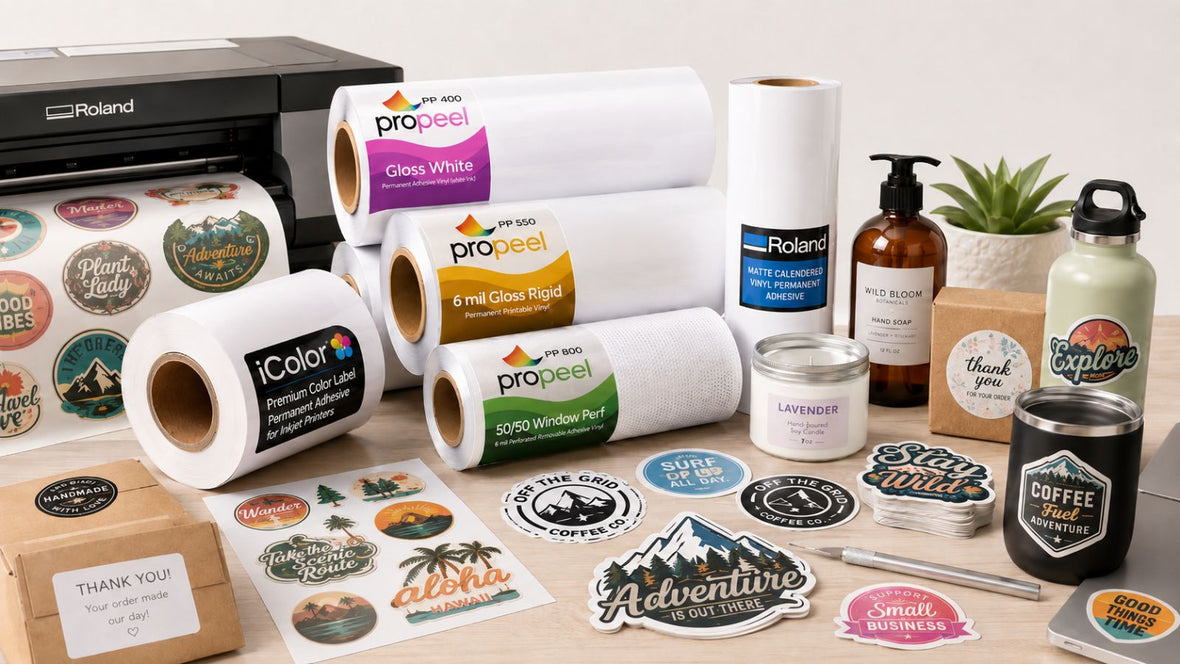 How to Start a Sticker Business: Printers, Vinyl, Media and Supplies
