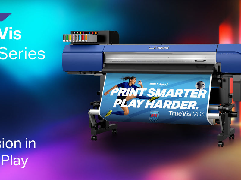 Roland Launches the New TrueVis VG4 Series: What It Means for Print Shops