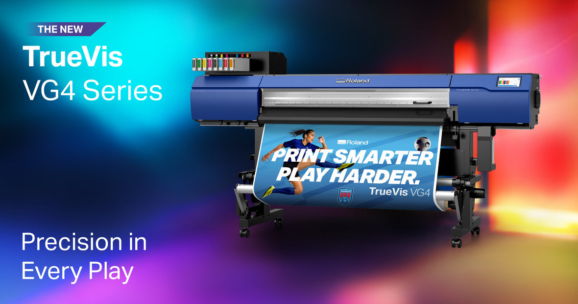 Roland Launches the New TrueVis VG4 Series: What It Means for Print Shops