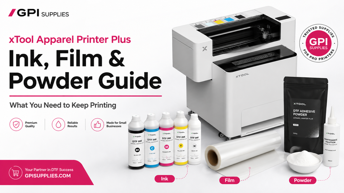 xtool apparel printer guide on what you need to keep printing