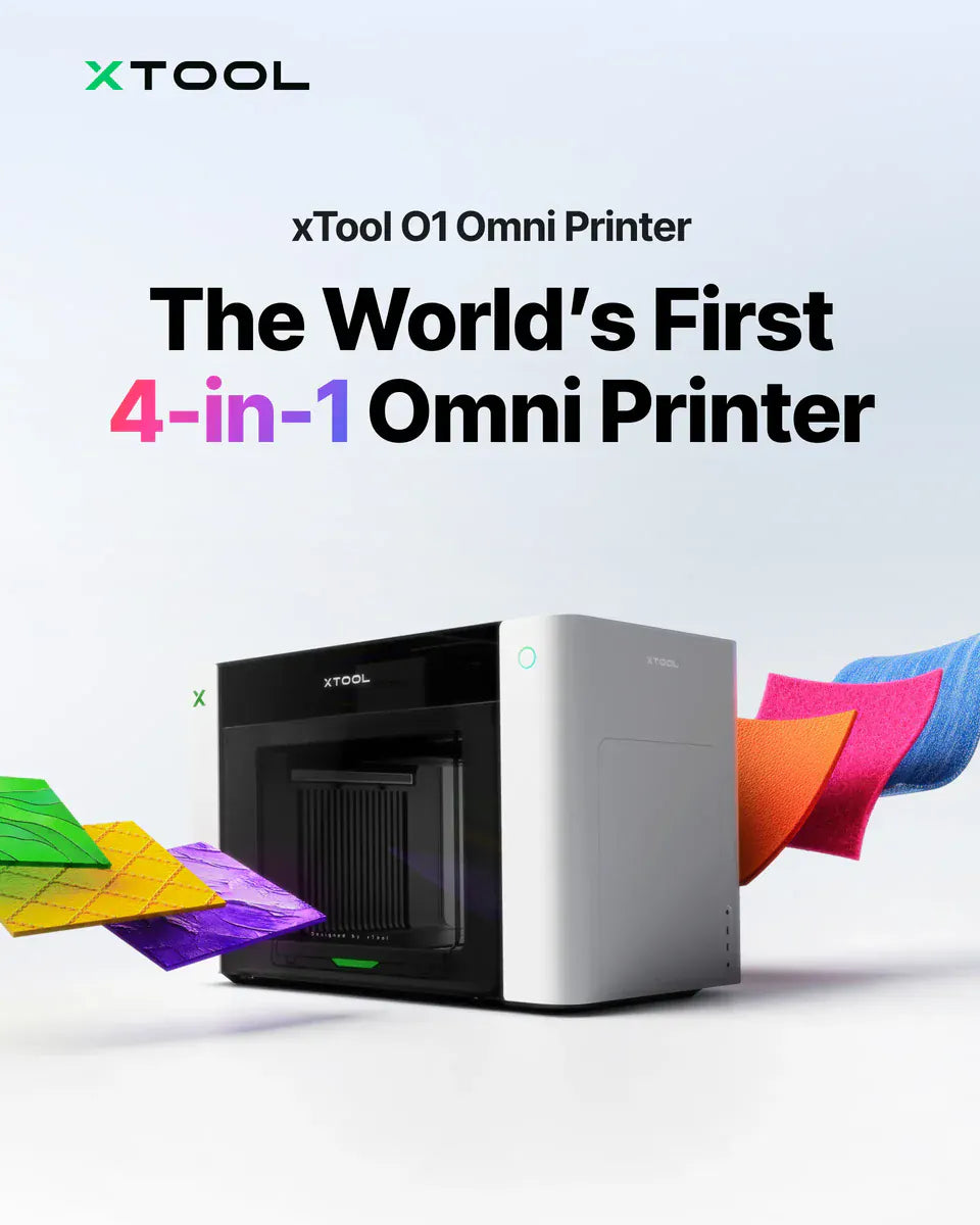 xTool O1 Omni Editions Explained: Single UV vs Dual UV vs UV + DT Fabric