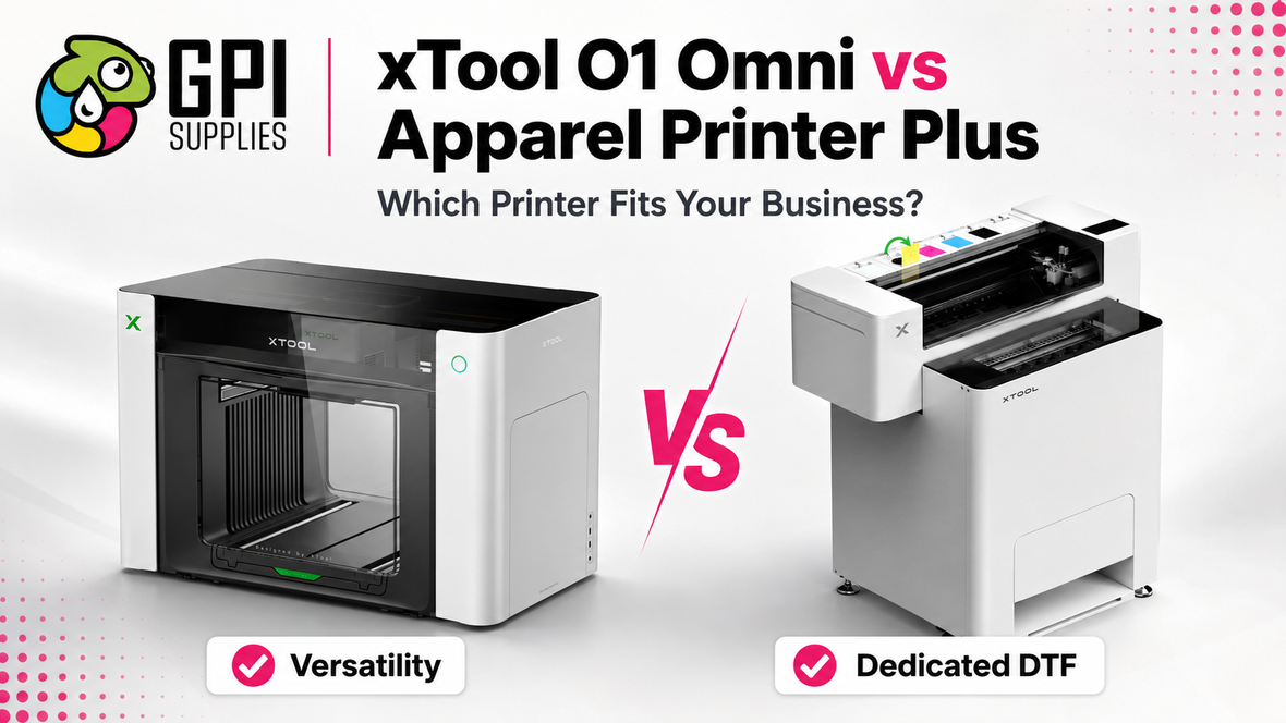 xTool O1 Omni vs Apparel Printer Plus: Which Is Better for Your Business?