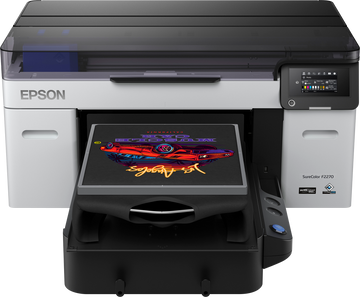 Direct to Garment (DTG) printer offering high-quality, full-color printing for custom apparel businesses, suitable for cotton and cotton-blend fabrics.