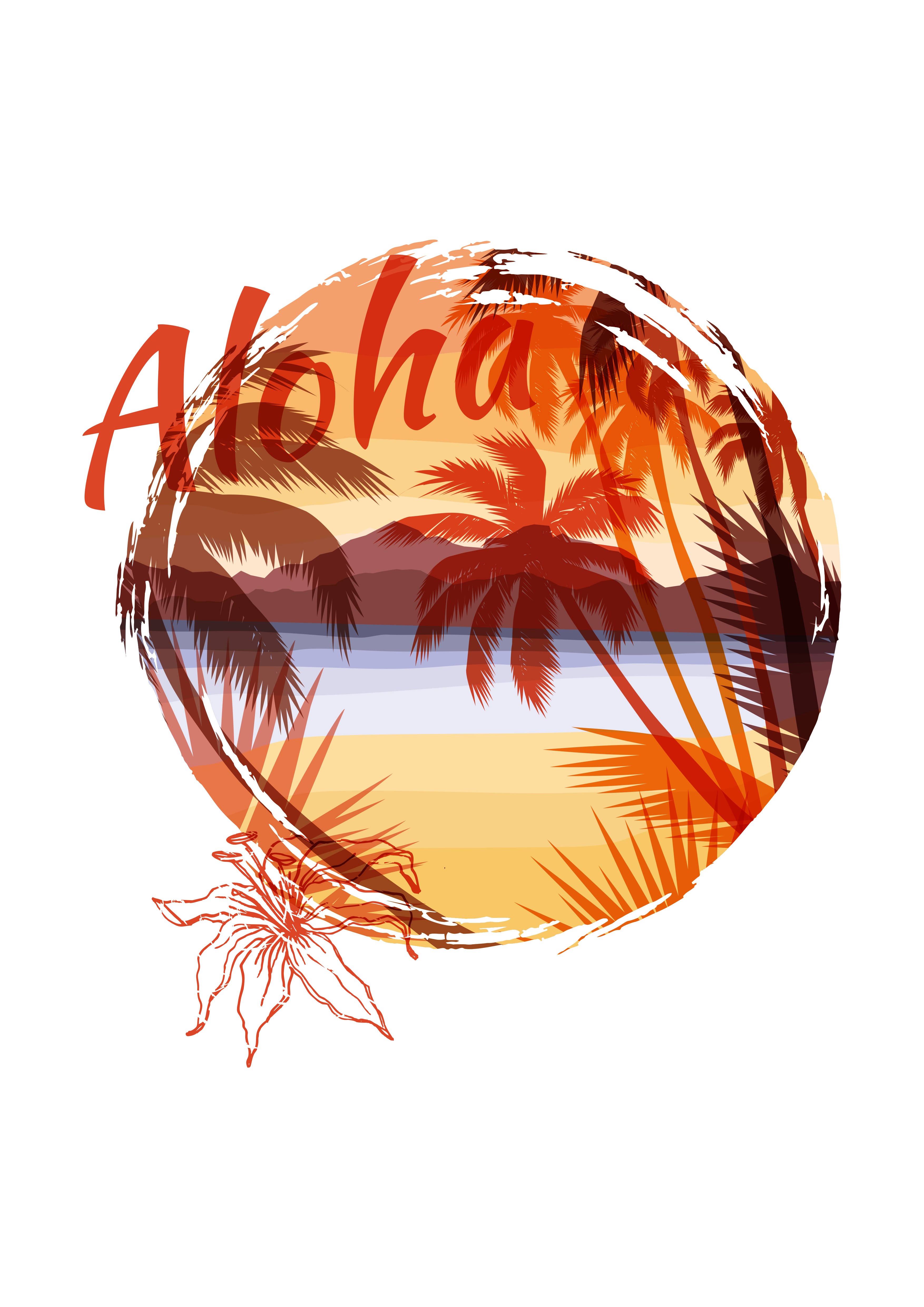 ALOHA PNG DESIGN