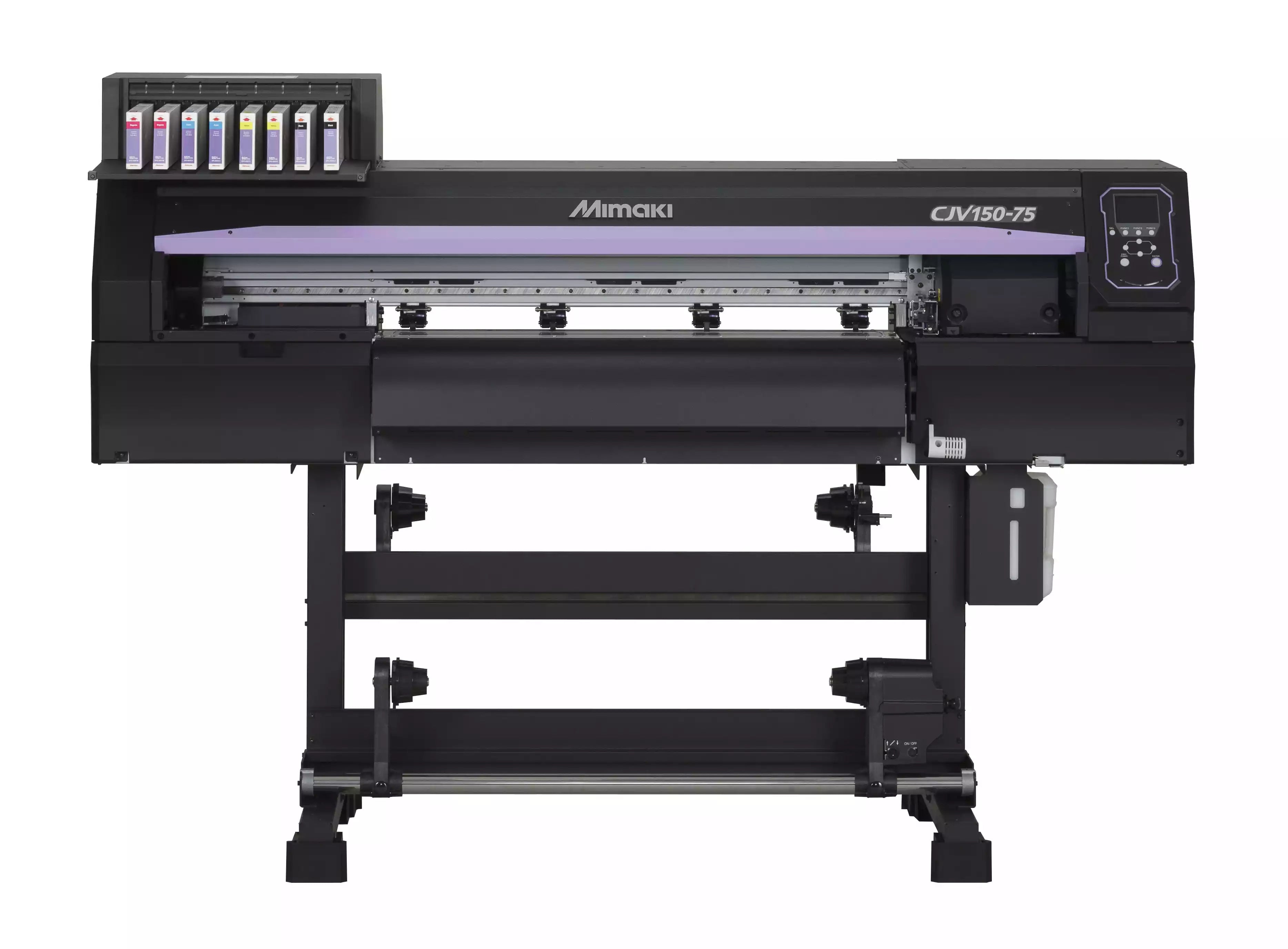 Mimaki CJV 150 Series showing ink cartridges