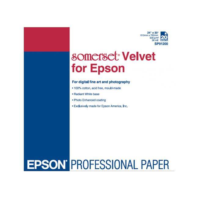 Epson Somerset Velvet for Epson 505 gsm Paper | Sheets