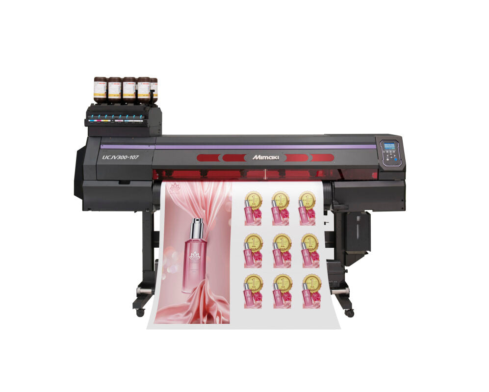 Best price on the Mimaki UCJV300-107 UV Printer/Cutter