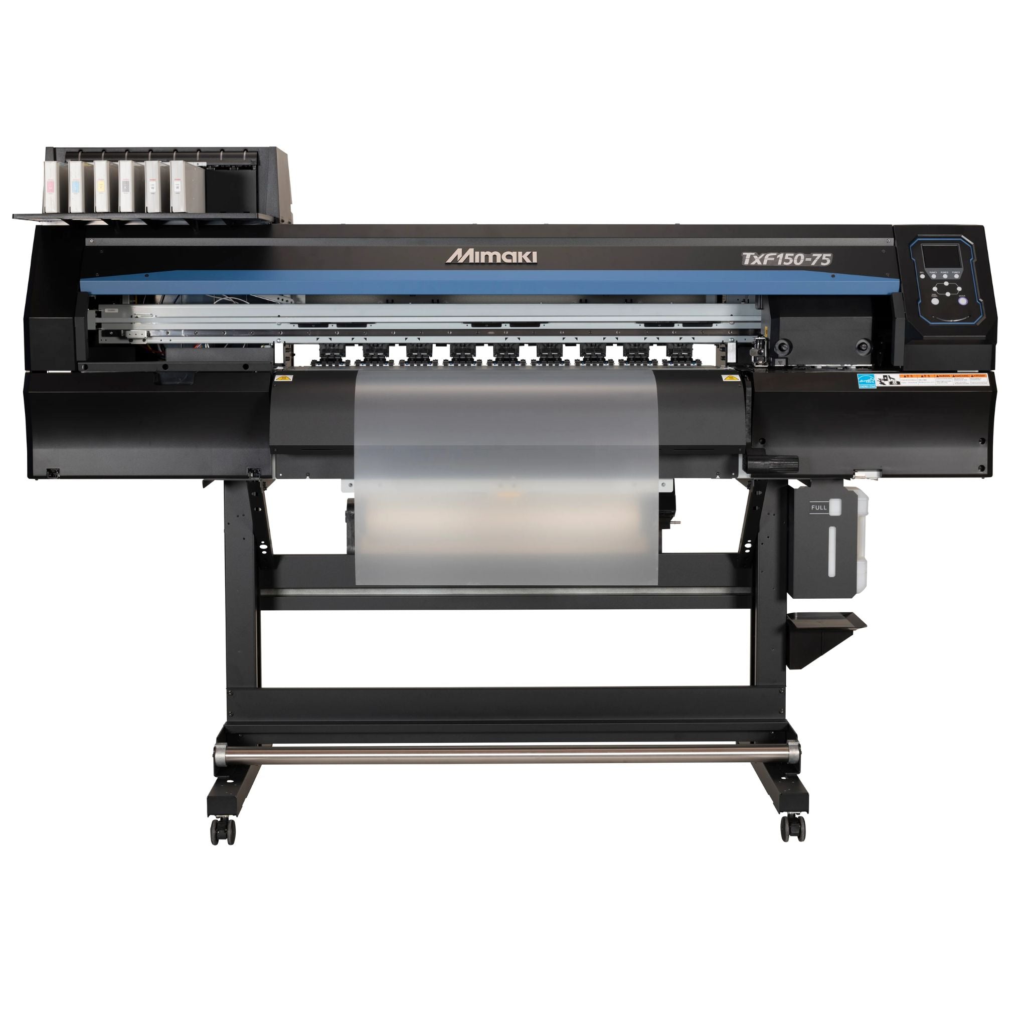 Mimaki TxF 150-75 front of printer with media loaded