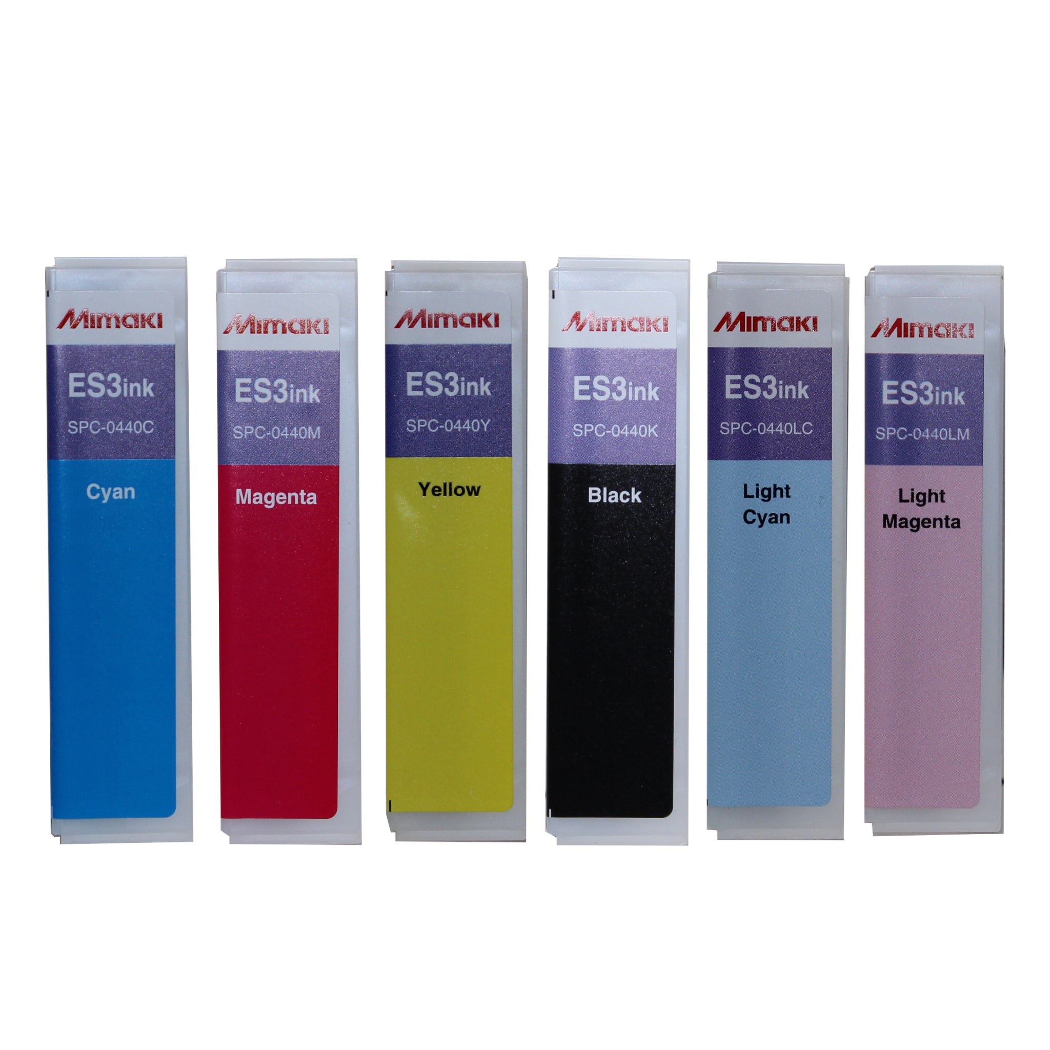 Mimaki, ES3 ink, Cyan, Magenta, Yellow, Black, Light Cyan, Light Magenta, 440ml, Ink Cartridge