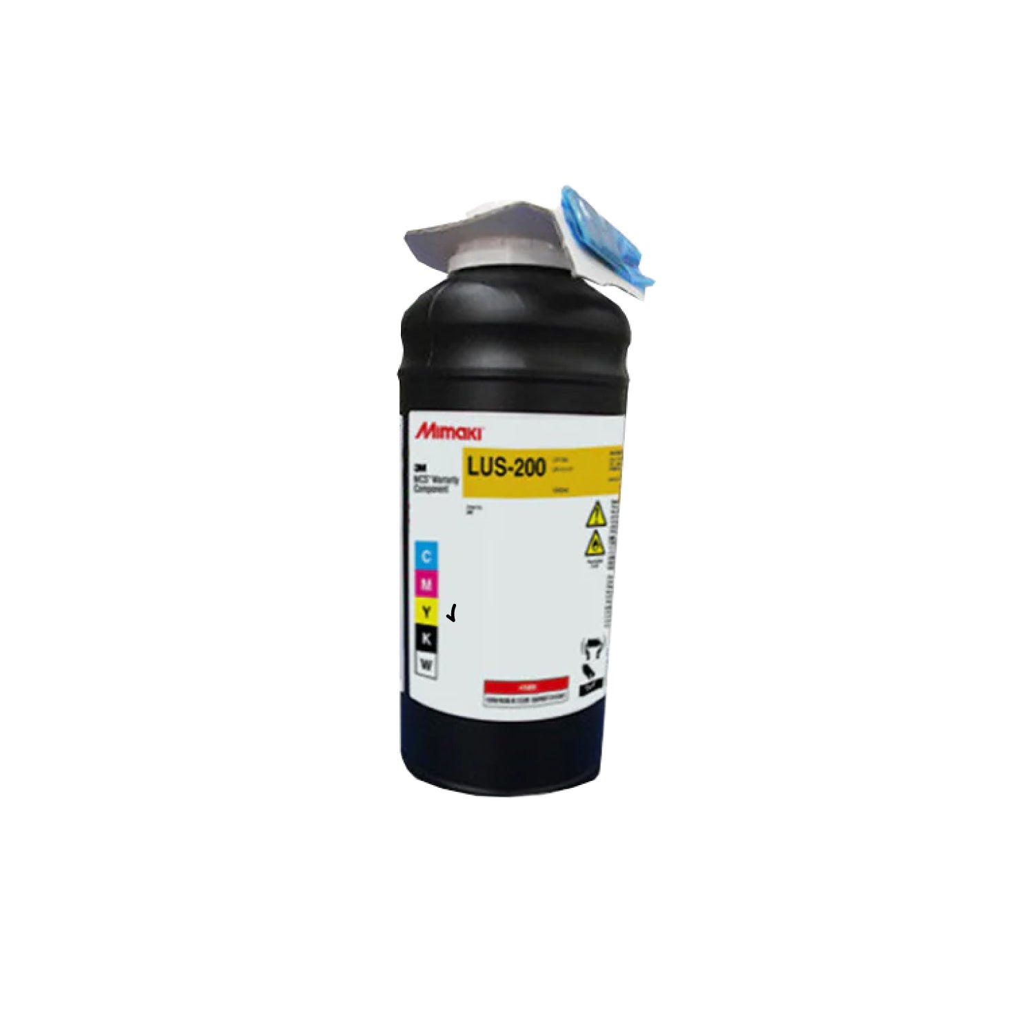 A 1000ml bottle of yellow LUS-200 Mimaki UV ink