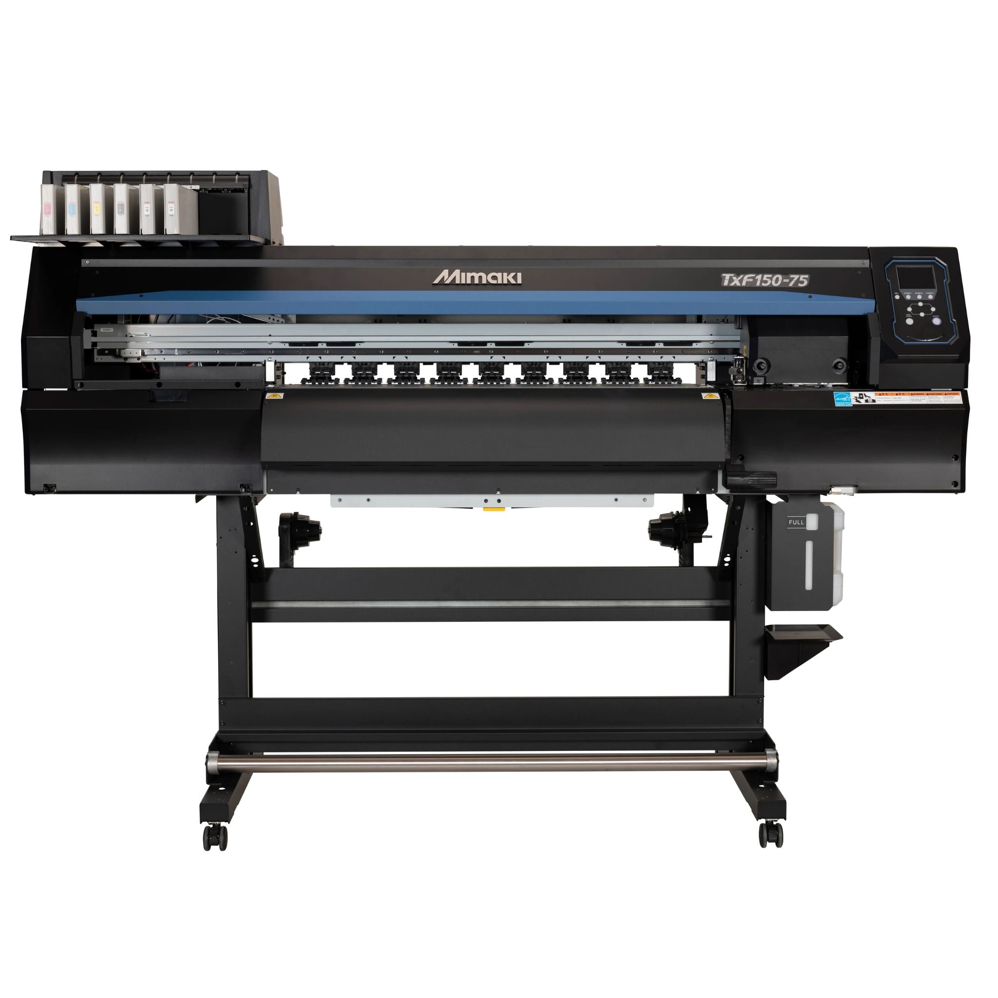 Best price on the Mimaki TxF 150-75 printer shown against white background ready to be loaded with DTF film and print