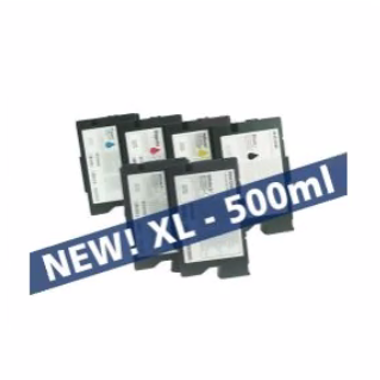 new xl 500ml g2 type ink from ricoh for garment printing