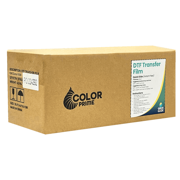 DTF Station DTF Film Color Prime Quick Glide Instant Peel DTF Film Rolls