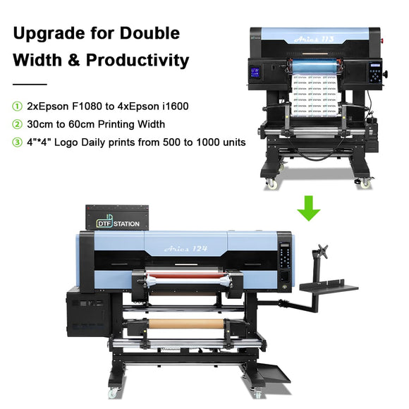 DTF Station DTF Printing Printer with Supplies Aries 124 UV DTF Printer