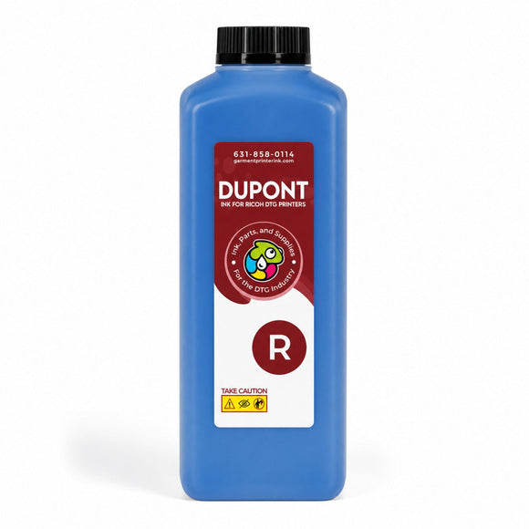 DuPont DTG Ink Cyan DuPont Ink Liter for Ricoh Based Garment Printers
