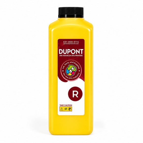 DuPont DTG Ink Yellow DuPont Ink Liter for Ricoh Based Garment Printers