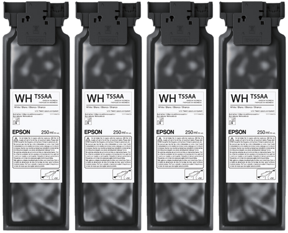 Epson DTG Ink White 4 Pack / 250ml EPSON Ultrachrome DG2 ink 250ml | F1070