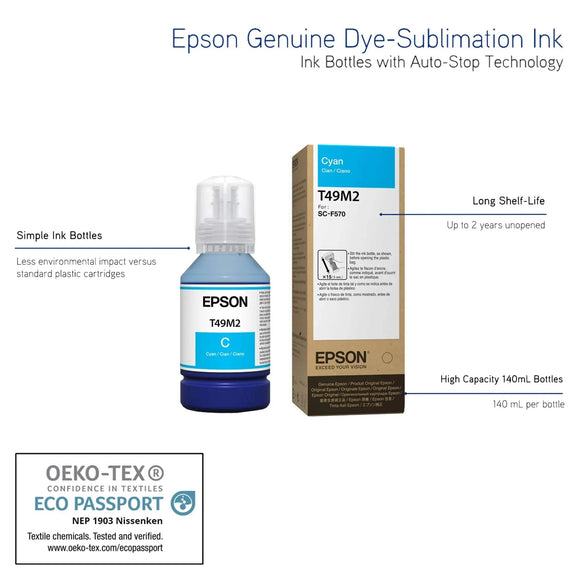 Epson Ink EPSON SureColor F170 and F570 Ink Bottles - 140 ml