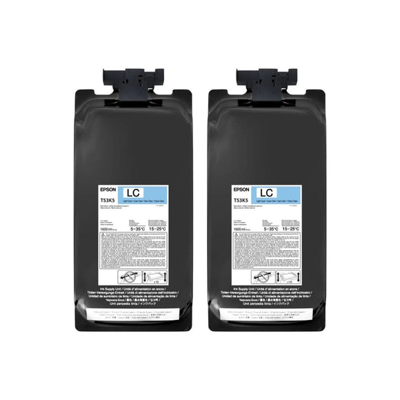 Epson Ink Light Cyan EPSON T53K UltraChrome DS Ink for F6470 & F6470H - 1600ml x 2