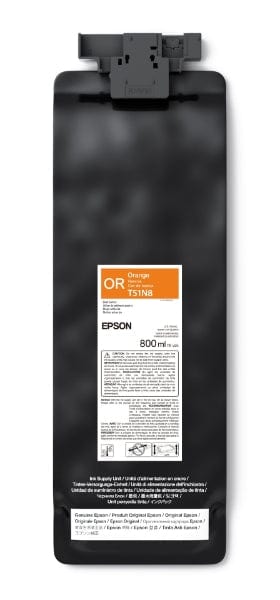 Epson Ink Orange EPSON T51N UltraChrome GS3 Ink Cartridge 800mL for SureColor S9170