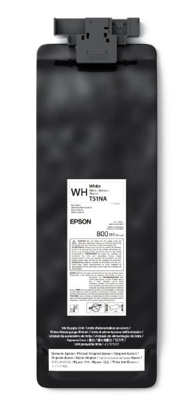 Epson Ink White EPSON T51N UltraChrome GS3 Ink Cartridge 800mL for SureColor S9170
