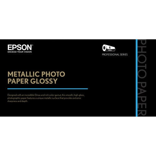 Epson Media Epson Metallic Photo Paper Glossy | Rolls & Sheets