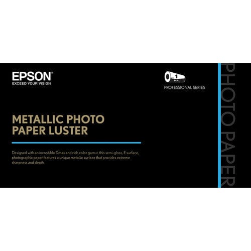Epson Media Epson Metallic Photo Paper Luster | Rolls & Sheets