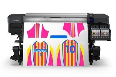 Epson Sublimation Printer Epson SureColor F9470H (6-Color: C M Y HDK FP FY) Epson SureColor F9470 Series | 64" Dye-Sublimation Printer