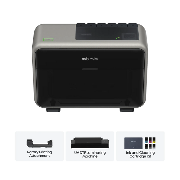 eufyMake UV Printer eufyMake E1 Deluxe Bundle EufyMake E1 UV Printer – Desktop Direct-to-Object Printer