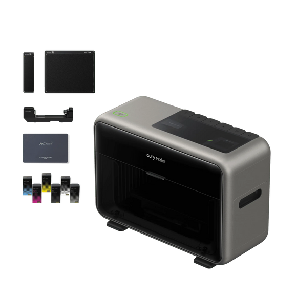 eufyMake UV Printer eufyMake E1 + Rotary Bundle EufyMake E1 UV Printer – Desktop Direct-to-Object Printer