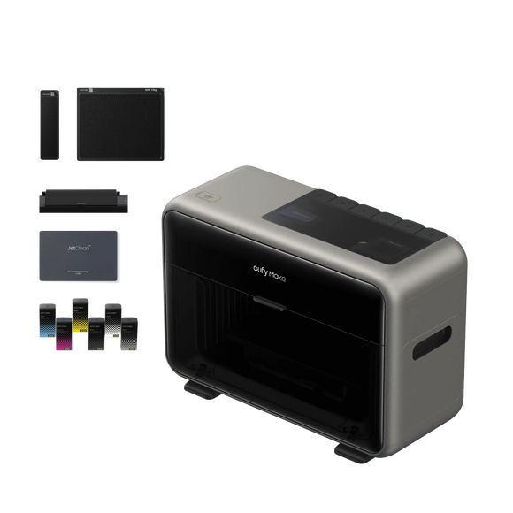 eufyMake UV Printer eufyMake E1 + UV DTF Laminator Bundle EufyMake E1 UV Printer – Desktop Direct-to-Object Printer