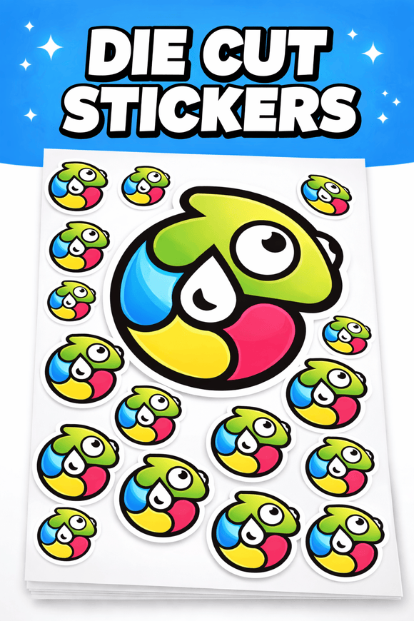 GPI Supplies kixxl_rolling_canvas_product_hidden 4 x 1.81 / 4x4 Die Cut Stickers