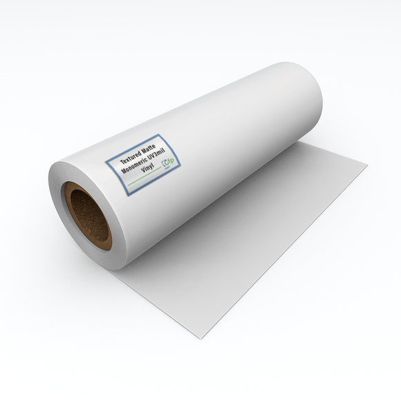 Graphic Finishing Partners Media 38in x 150ft GFP Textured Matte - Monomeric UV 3 Mil Vinyl Over-Laminate