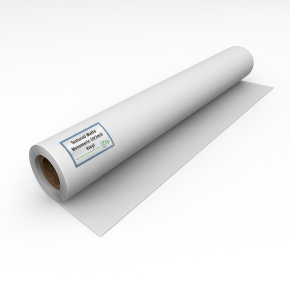 Graphic Finishing Partners Media 61in x 150ft GFP Textured Matte - Monomeric UV 3 Mil Vinyl Over-Laminate