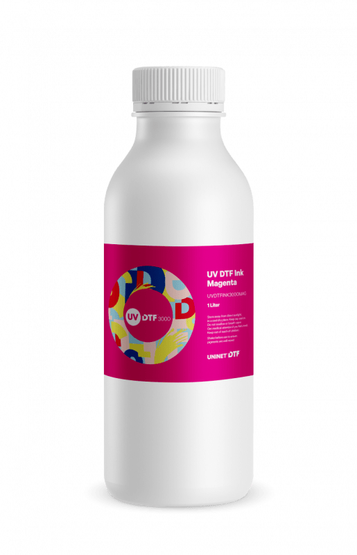 iColor Ink Magenta Uninet 3000 UV Direct To Film (DTF) Ink | 1 Liter