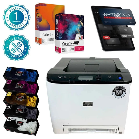 iColor Transfer Printer Uninet iColor® 560 White Toner Transfer Printer