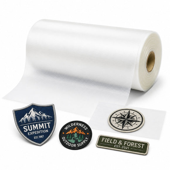 Madeira Backing Badge Film Only / No Heat Seal Backing Madeira E-Zee Patch Making Kit