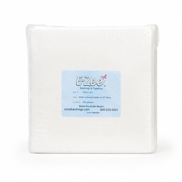 Madeira Backing Madeira Backing White 1.65oz 8" x 8" E-Zee Weblon No Show Fusible 100pk
